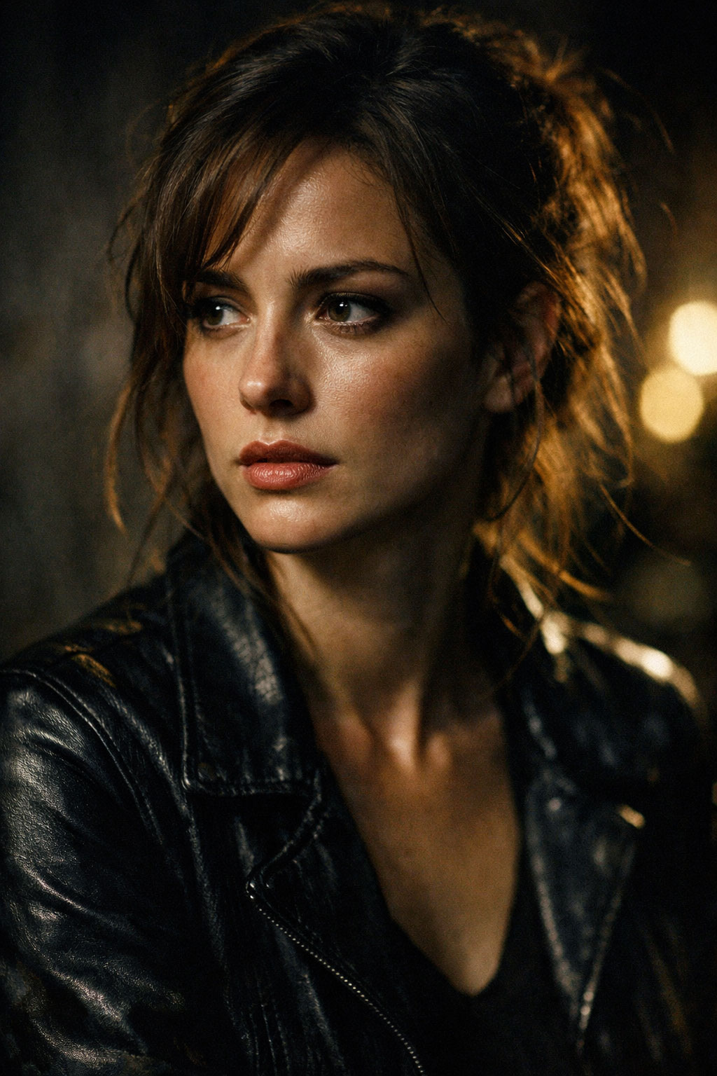 Cinematic Portrait AI Prompt (Dramatic Film Style Lighting)